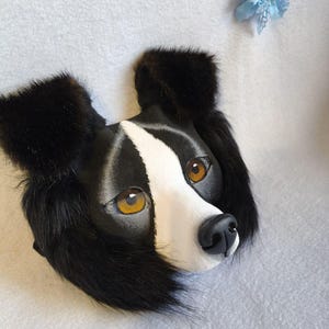 Therian mask Canine Therian Mask Cosplay Quadrobics Therianthropy Teenage daughter gift Otherkin Halloween dog mask