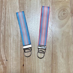Llaveros Trans Pulseras Llaveros Rosa y Azul