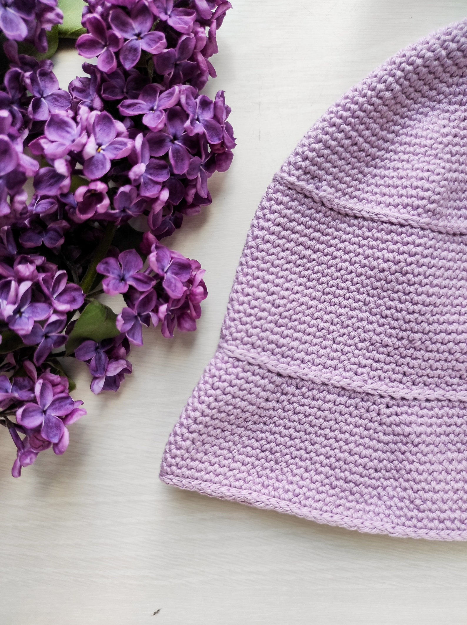 Summer Bucket Hat for Kids and Adults, Custom Sizes, Crochet Bucket Hat