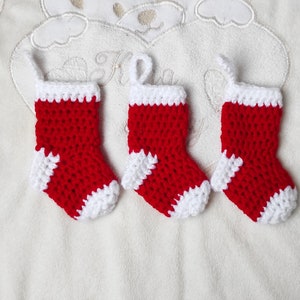 Custom Mini Christmas Stockings, Personalized Christmas stockings, Christmas Decorations, Mini Christmas Ornament, Individual or Set