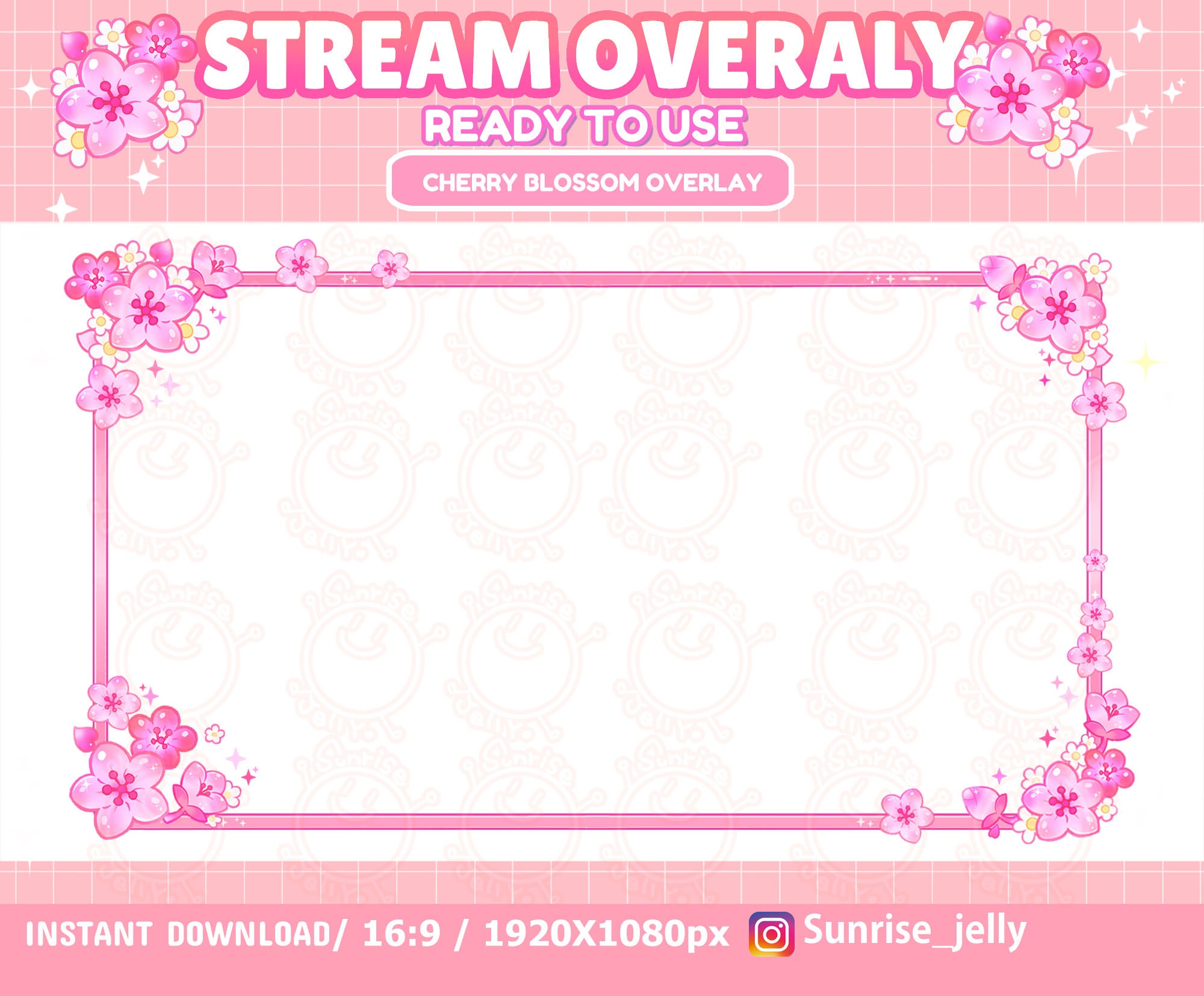 Streamer Pink Sparkles