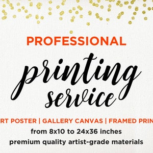 Druckservice Künstler Fotografen Benutzerdefinierte Posterdruckdienste Fulfillment Dropship Hochwertiges Archival Matte Paper Gerahmte Leinwand