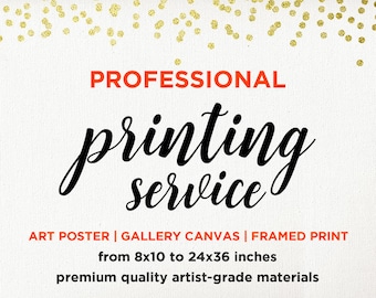 Druckservice Künstler Fotografen Benutzerdefinierte Posterdruckdienste Fulfillment Dropship Hochwertiges Archival Matte Paper Gerahmte Leinwand