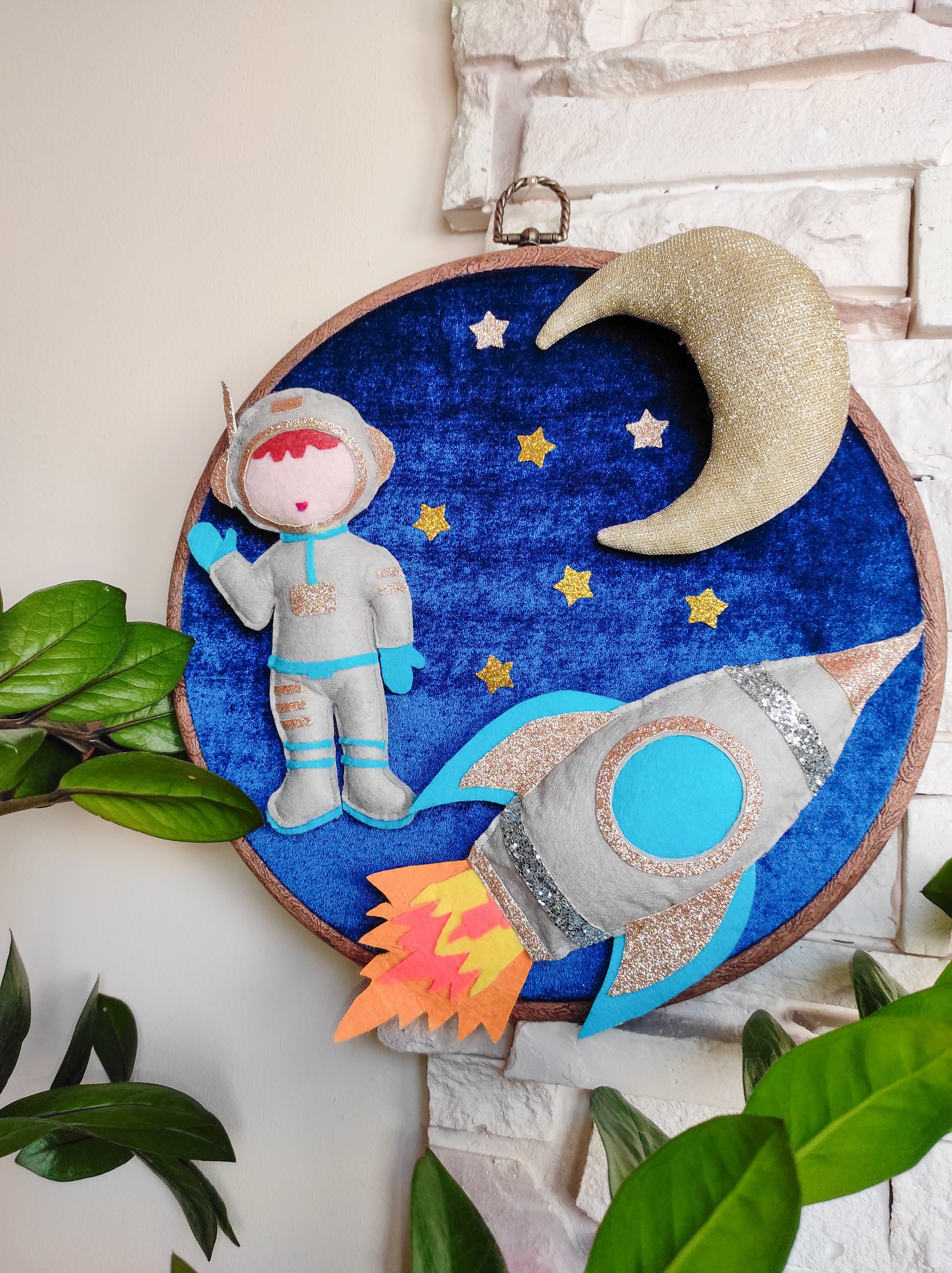 Space Nursery Decor Outer Space Wall Hanging Decor for Kids Etsy