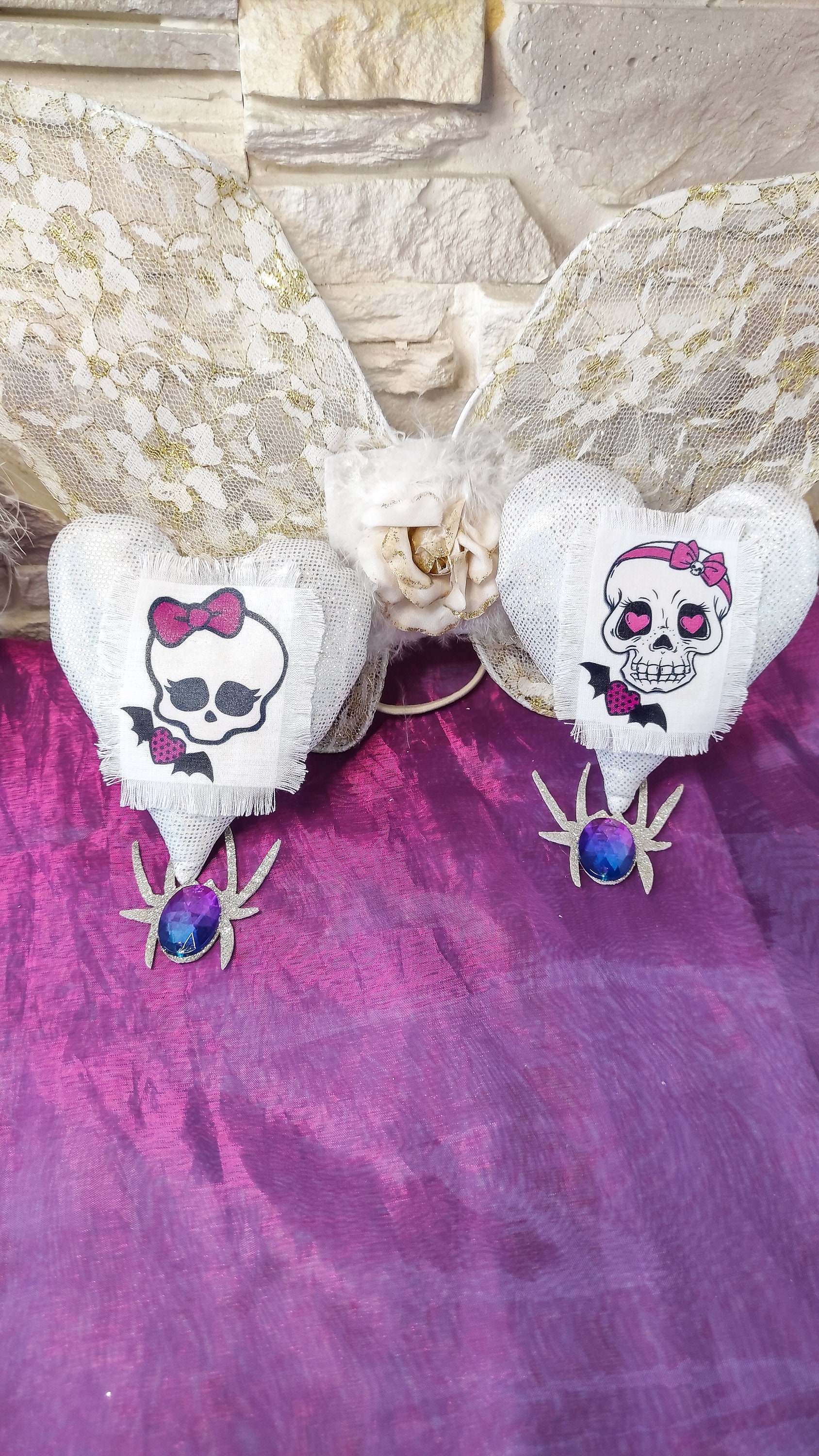 Gotischer Totenkopf Wandkerzenhalter 15cm - Halloween Deko Aus Kunstharz