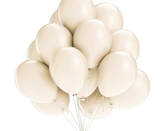 Sand Weiße Luftballons Vanille Latexballon Beige Luftballons Babyparty Hochzeit Henne Geburtstagsparty Dekoration