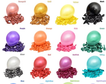 10-50 Balloons 10-inch Plain Pearl balloons balons for anniversary latex balloons, Birthday Baby Shower