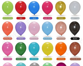 50 Multi balloons 10"inch PLAIN LATEX balons Helium Air Birthday Baby Shower Party Wedding Confetti