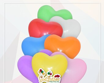 JANOU Red Heart Shape Balloons Double Layer Jewel Red Latex Balloons 10 Inch Birthday Wedding Party Decoration Pack 50pcs JANOU Red Heart Shape Balloons Double Layer Jewel Red Latex Balloons 10 Inch Birthday Wedding Party Decoration Pack 50pcs