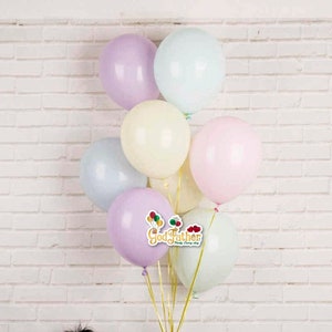 10 Pastel Balloons Set 12&quot; | Pastel Balloons | Pastel Party Balloons | Birthday Balloons Set