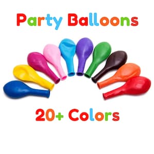 100 Plain Latex Balloons Eco-Friendly For Birthday Balloon l Baby Shower l Wedding Decor l Anniversaries Party Decoration