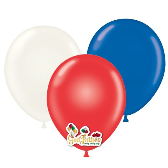 10 X Red White Blue Balloons GB Union Jack Royal Wedding Street Party Decoration 10 X Red White Blue Balloons GB Union Jack Royal Wedding Street Party Decoration