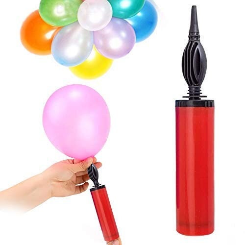 1pc Plastic Balloon Pump Balloon Inflator Hand Push Air Pump