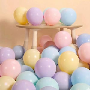 100 pastelkleuren latexballonnen | Pastelkleurige ballonnen 5" 10" 12" | Pastelkleurige feestballonnen | Set verjaardagsballonnen | Paasballon