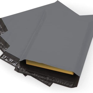 Grey Mailing Bags, 6x9, 9x12, 10x14, 12x16, 14x19 inch Postage Packaging Mailers Posting Shipping Post Parcel Package Bags