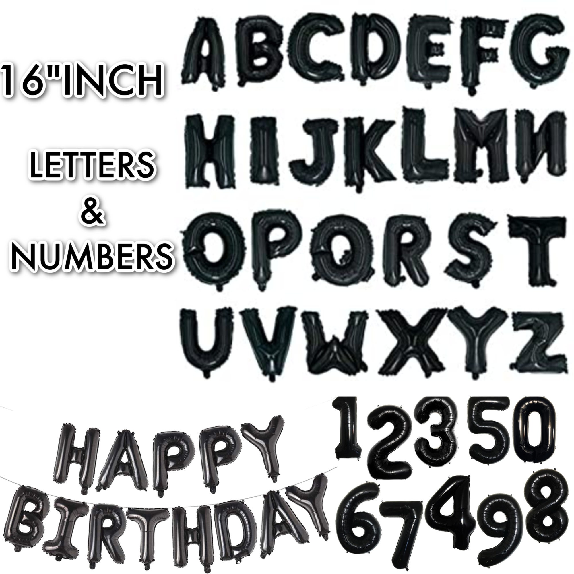 CUSTOM BALLOONS 16 Gold Foil Personalize Balloon Letters Etsy