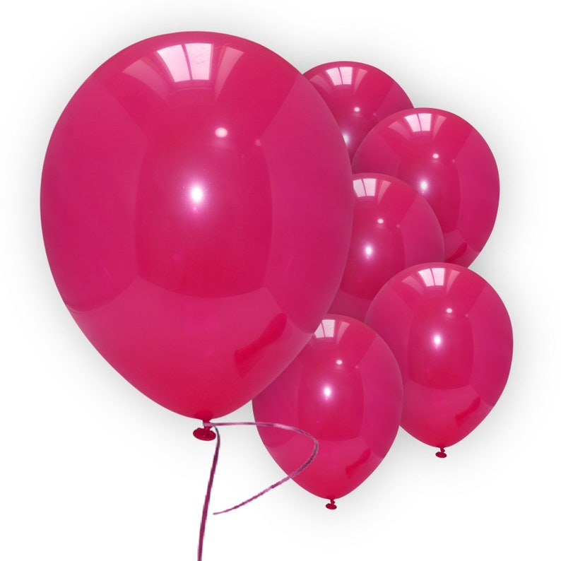 High Quality latex Balloons, 20 Colours To Choose from, Colour Latex Balloon Pack of 10 to 50 Balloons, Birthday Balloons UK, Latex Burgundy