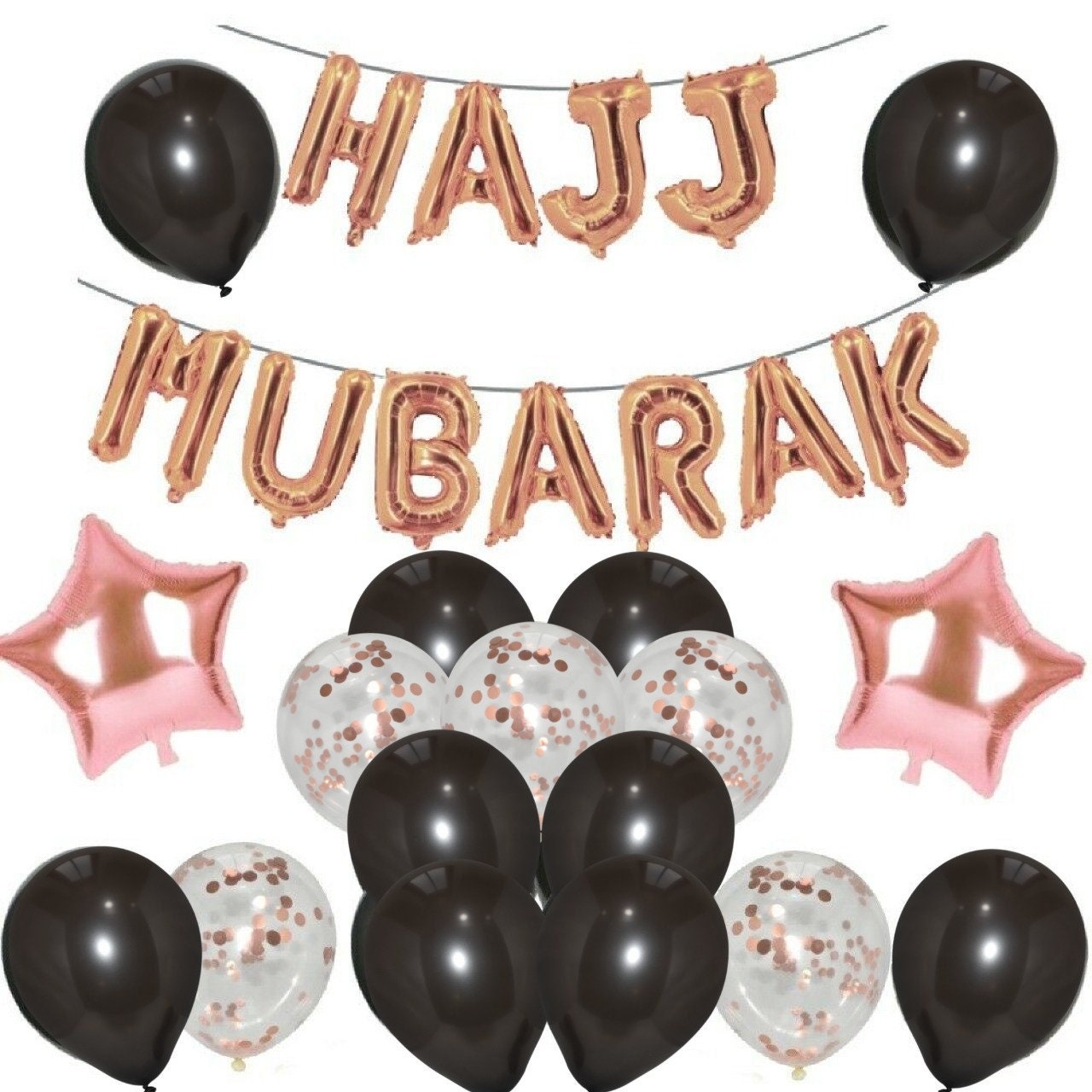 Party Decoration Umrah Mubarak Balloons Eid Islam Muslim Year Festival  Decorations Letter Foil Balloon Banner From Cosmose, $30.54