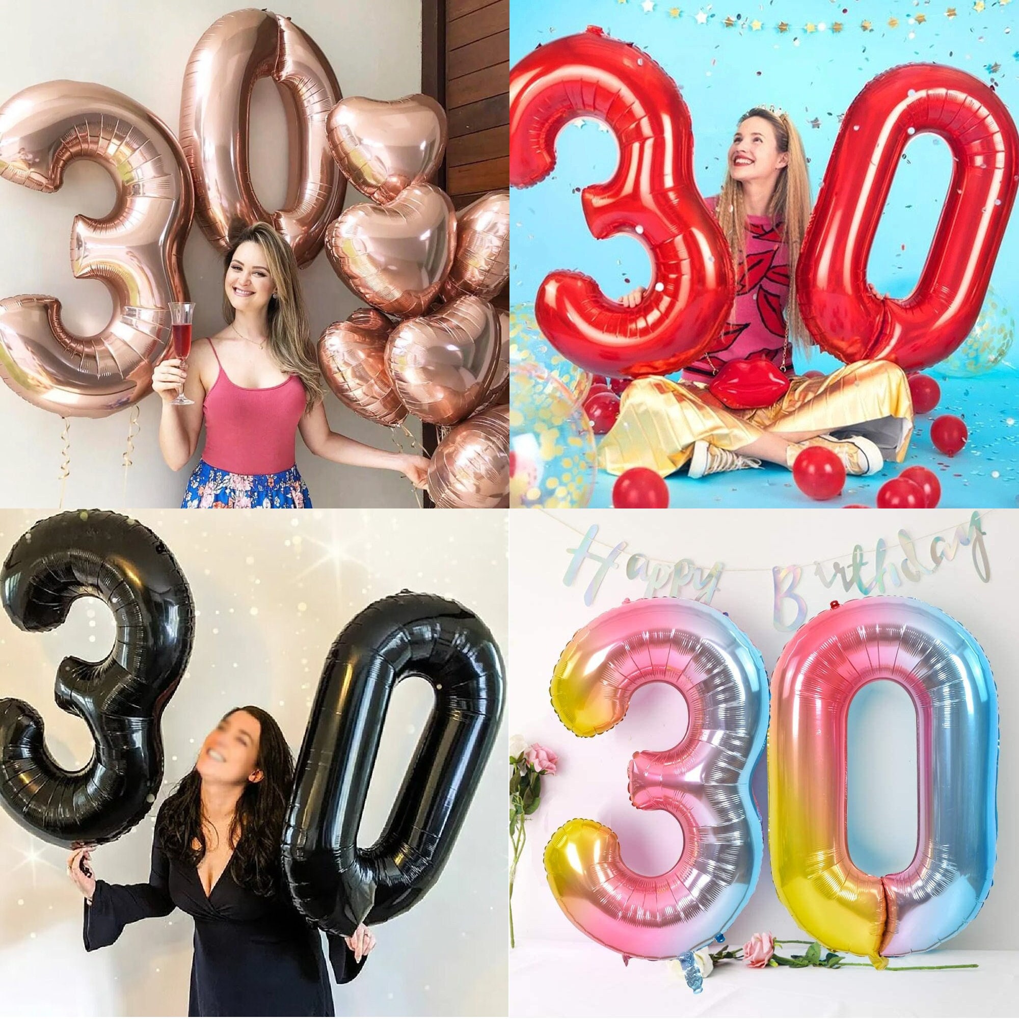 30th Birthday Bouquet | Balloon Decoration in Mumbai