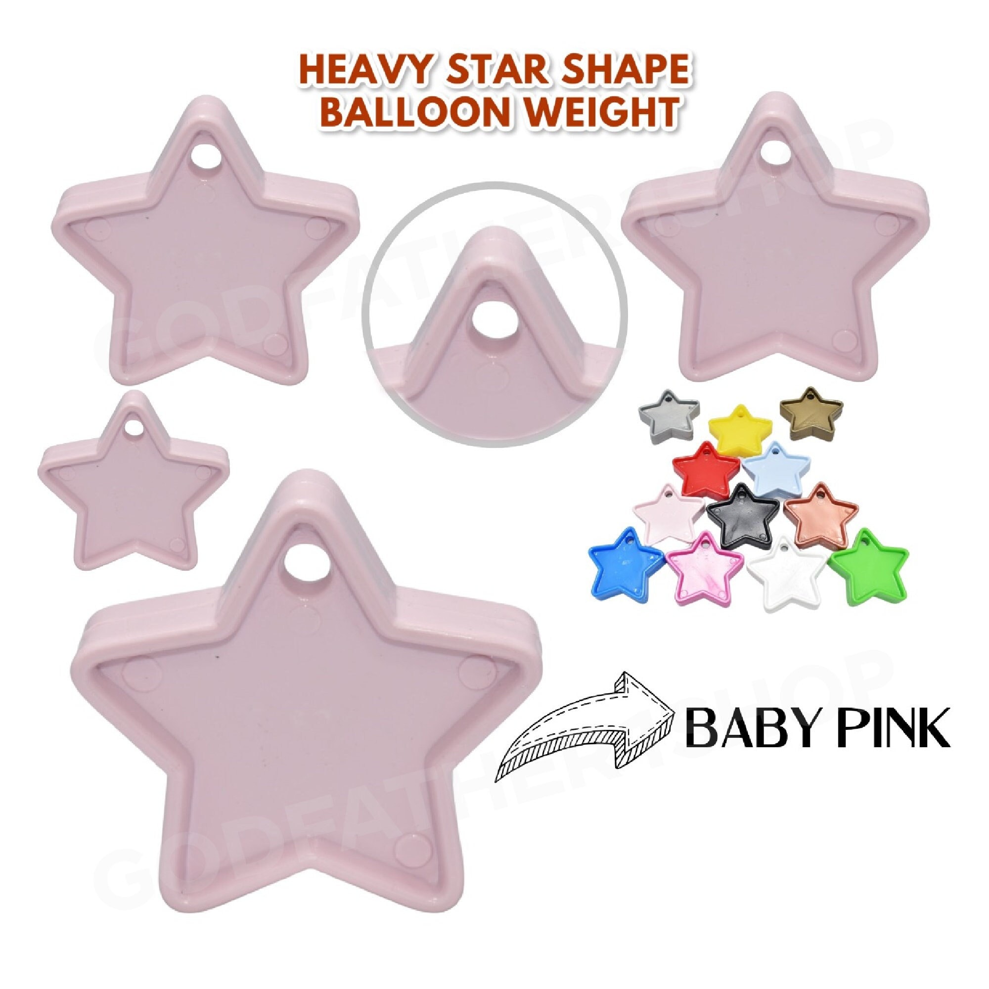Balloon Weights, Helium Balloon Star Weights, Party Balloon Decorations, Wedding Decor, Birthday Balloons, Baby Shower, Balloon Accessories