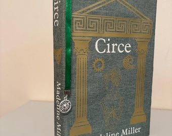 Circe by Madeline Miller Hand Rebound Hardback Book With Painted Edges
