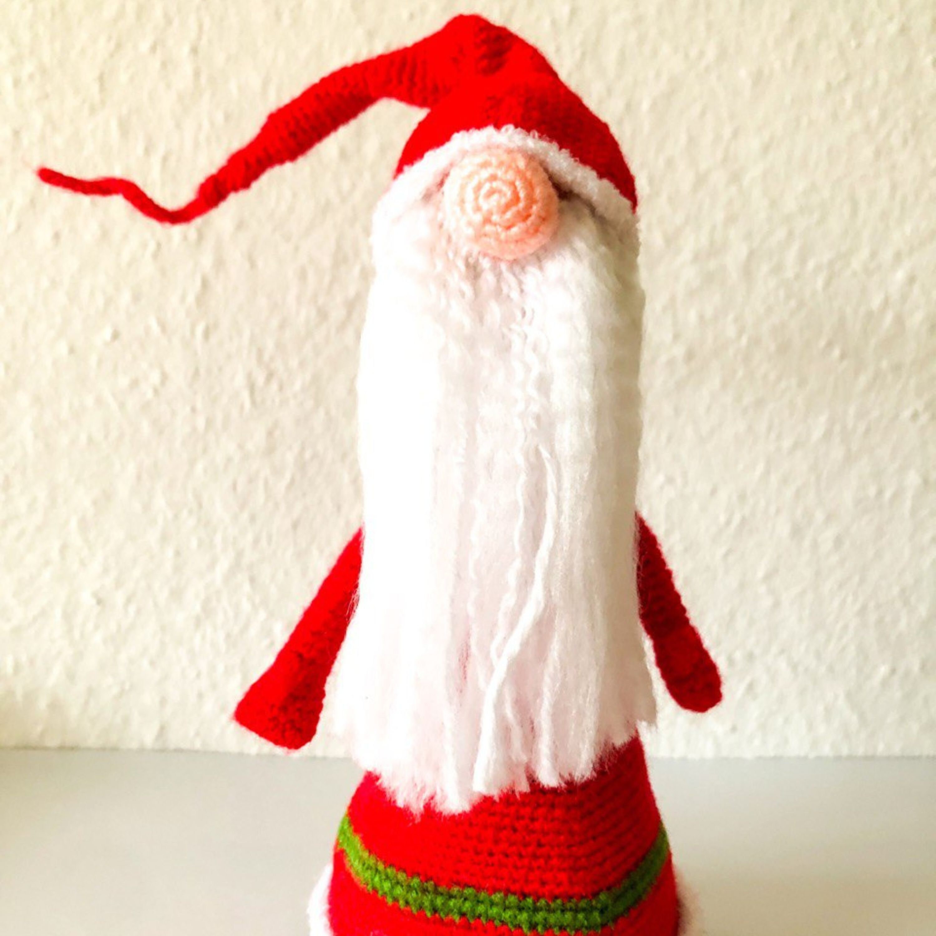 Easy Crochet Pattern Gnome Hat Gnomes Pattern Amigurumi Doll Etsy