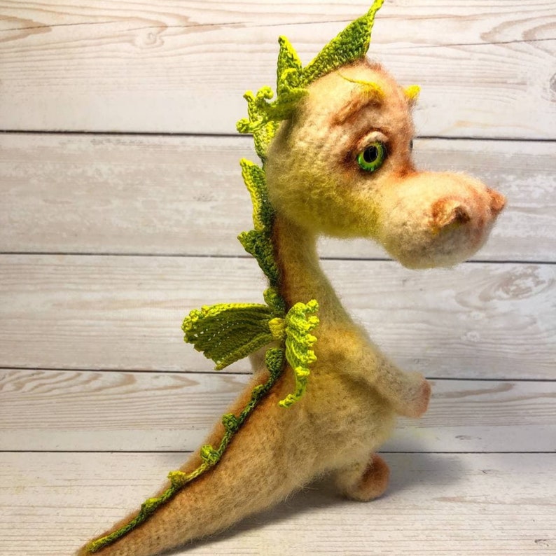 Poseable Dragon Easy Crochet Pattern Amigurumi Crochet Pattern Etsy