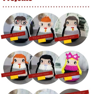 Crochet instructions: Nine magical crochet dolls