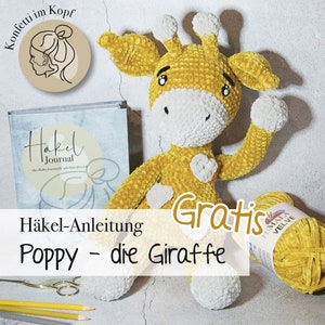 Crochet Pattern Giraffe Poppy