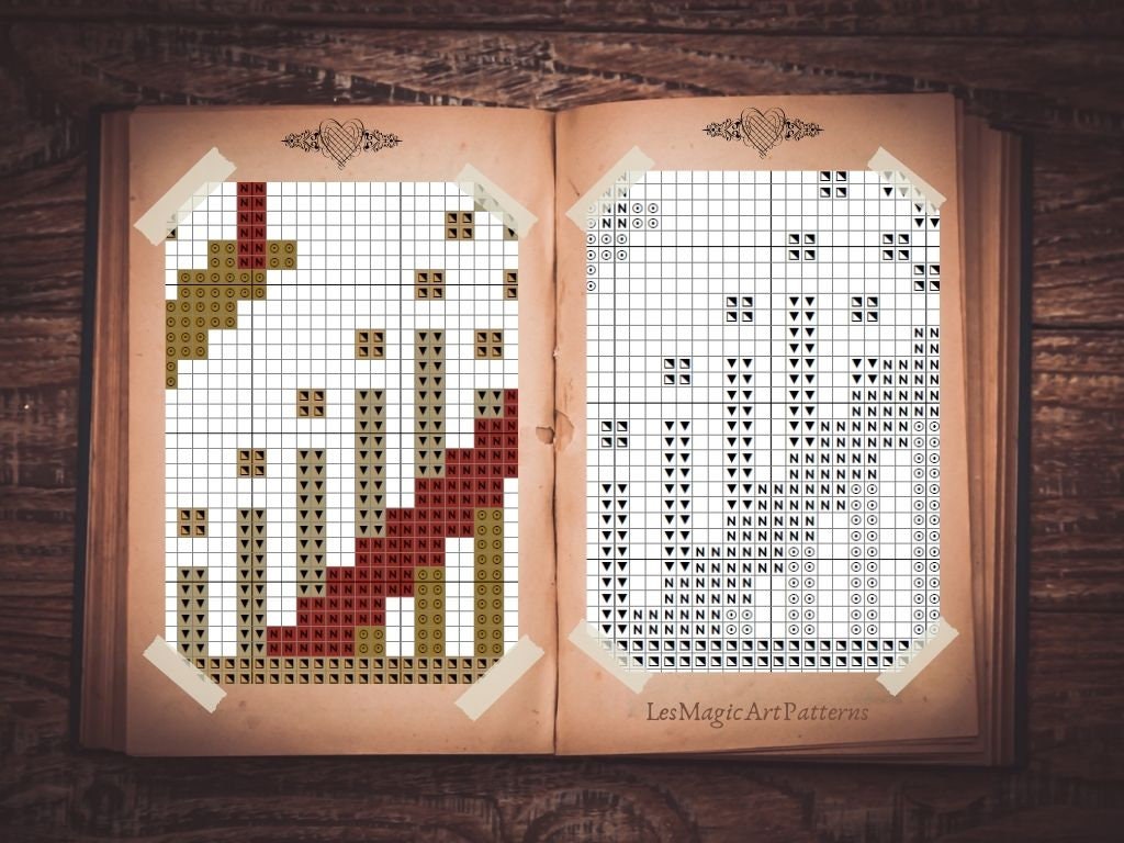 Geometric Cross Stitch Pattern Black Aida Pattern PDF Counted Cross ...