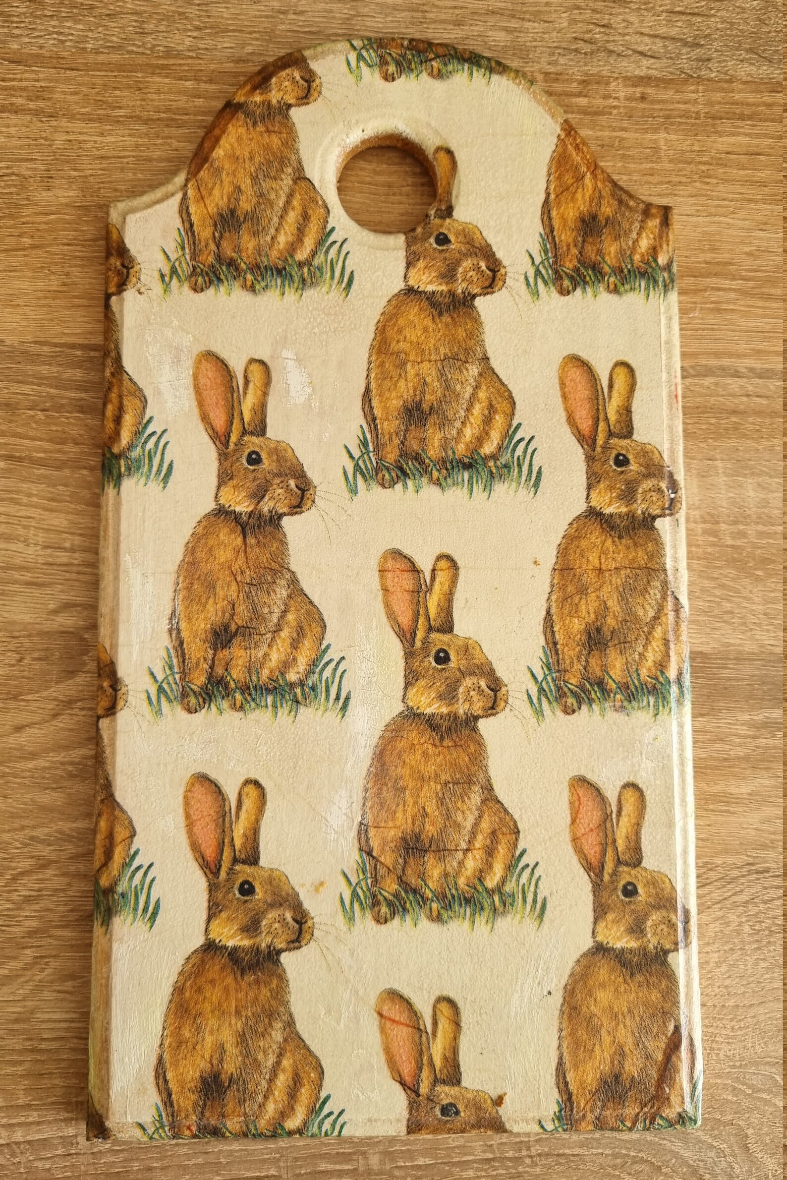 Cute Bunny Cutting Board Wooden board Personalized Easter Etsy