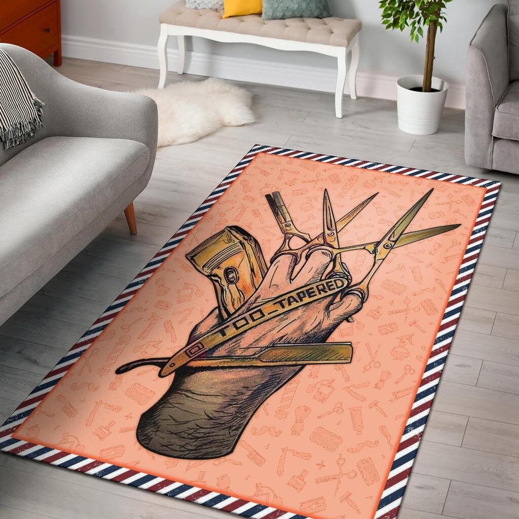 Barber tool apred rug Etsy