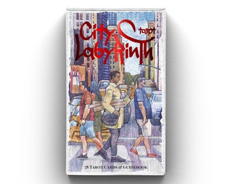 City Labyrinth Tarot Deck: 78 Cards, Pen-Drawn Modern Tarot