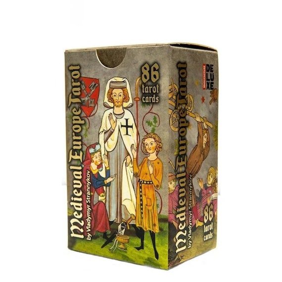 Medieval Europe Tarot Deck: 86-card Indy Tarot With Gilded Edges