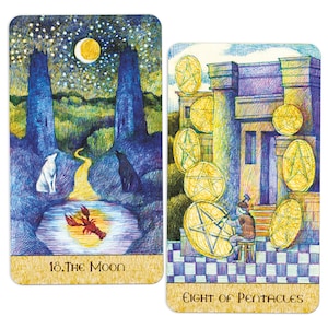 Fantasy Garden Tarot, 78 Karten Tarot Deck | Indisches Tarot