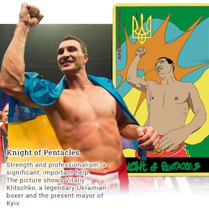 Chwała Ukrainie Tarot, 78 Kart Tarot zdjęcie 6