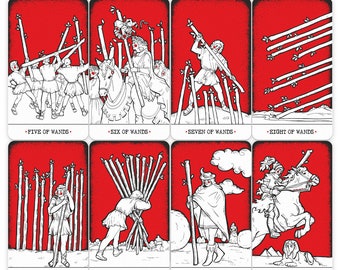 Chervono-chorne Tarot, 78 Cards Tarot Deck | Indy Tarot Chervono-chorne Tarot, 78 Cards Tarot Deck | Indy Tarot