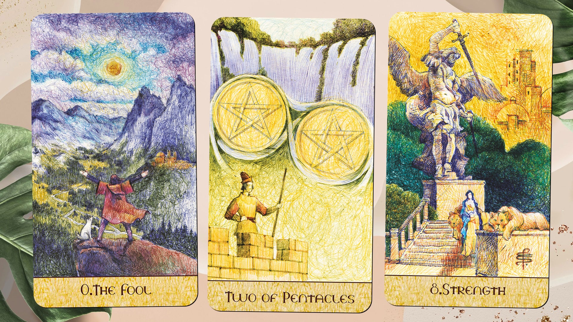 Fantasy Garden Tarot 78 Cards Tarot Deck Indy Tarot Etsy Canada