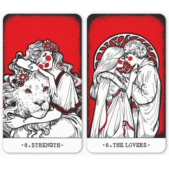 Jeu de Tarot rouge, 78 cartes