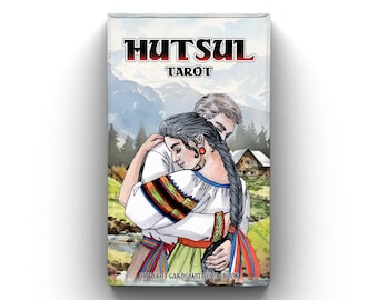 Hutsul Tarot Deck 78 Cards, Ukrainian Tarot Cards, Indie Deck, Folk Art Tarot, Divination Cards, Unique Spiritual Gift
