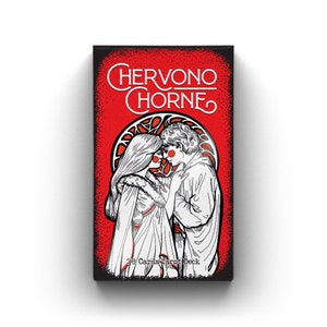 Chervono-Chorne Tarot, 78 kaarten Tarotkaarten | Indy Tarot | Zwarte en rode RWS-tarot