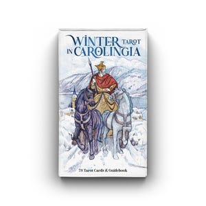 Baraja de Tarot Invierno en Carolingia, Tarot dibujado a mano, Cartas de Tarot con bolígrafo, Tarot independiente, Baraja de arte única