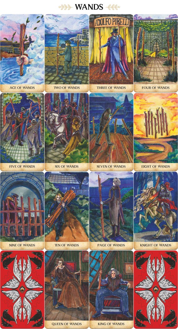 Burton's Wonderland Tarot Deck: 78 Cards, Dark Fantasy Tarot