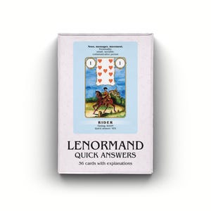 Lenormand: Quick Answers | Tutorial Lenormand Oracle Deck