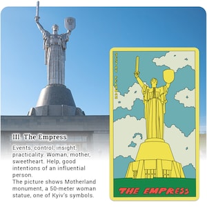 Chwała Ukrainie Tarot, 78 Kart Tarot zdjęcie 7