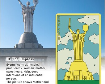 Glory to Ukraine Tarot, 78 Cards Tarot Deck - Etsy