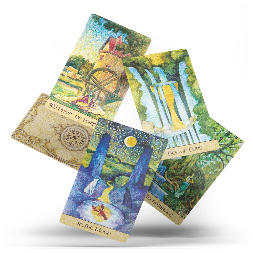 Fantasy Garden Tarot 78 Cards Tarot Deck Indy Tarot - Etsy Canada