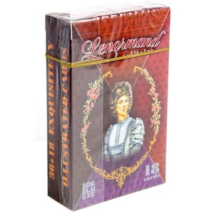 Lenormand Solitaire, Set of 2 Oracle Decks, Indie Not Tarot Cards