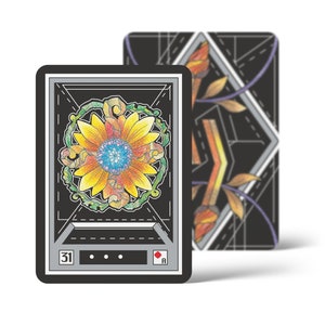 Nascosto in Fiori Lenormand, 36 carte Oracolo Lenormand