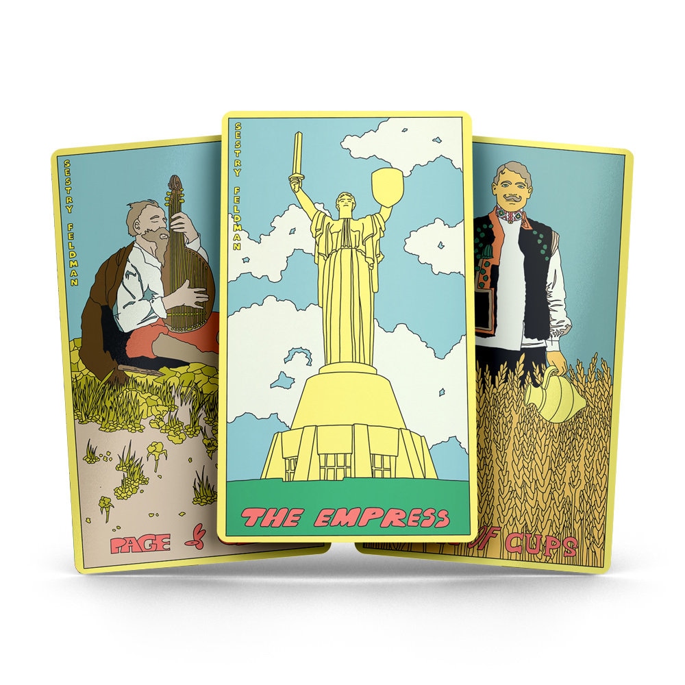 Glory to Ukraine Tarot, 78 Cards Tarot Deck - Etsy